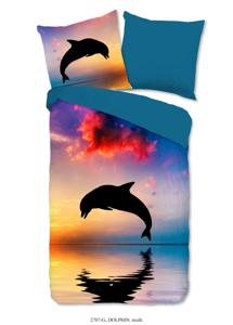 Goodmorning Dekbedovertrek Dolfijn Multi