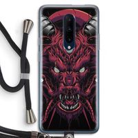 Hell Hound and Serpents: OnePlus 7 Pro Transparant Hoesje met koord
