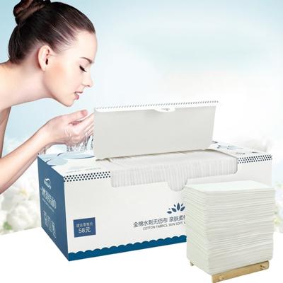 60 stuks draagbare multifunctionele katoen wegwerp gezicht handdoek natte en droge producten voor tweeërlei gebruik reinigende handdoek zachte handdo