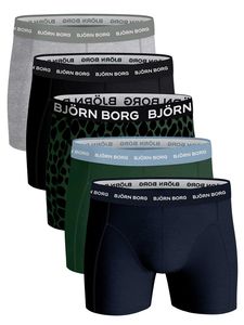 Björn Borg - Ess. Cotton Shorts - 5 pack - MP001, Maat:L