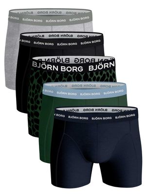 Björn Borg - Ess. Cotton Shorts - 5 pack - MP001, Maat:L