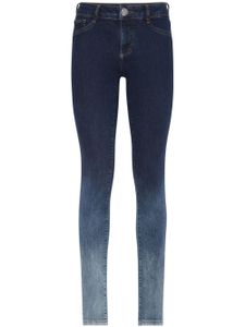 Philipp Plein logo-appliqué skinny jeans - Bleu