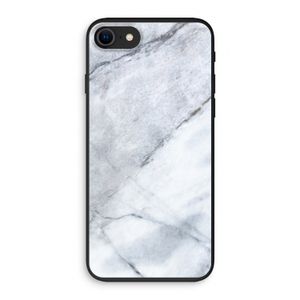 Witte marmer: iPhone SE 2020 Biologisch afbreekbaar hoesje