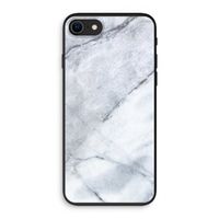 Witte marmer: iPhone SE 2020 Biologisch afbreekbaar hoesje