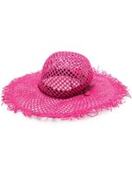 catarzi chapeau à design tressé - Rose