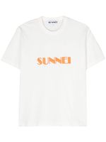 Sunnei sweat en coton à logo brodé - Blanc - thumbnail