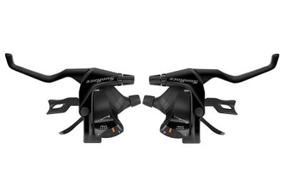 SunRace STM503 Rem-/Verstellerset 3x8S - Zwart