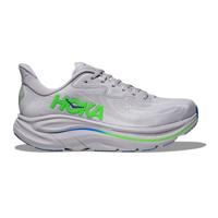 Hoka Clifton 10 hardloopschoenen Ash Grey/Neon Green heren 46