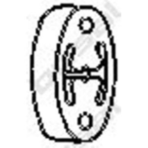 Aanslagrubber, demper 255134
