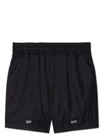 Off-White short de bain à logo imprimé - Noir