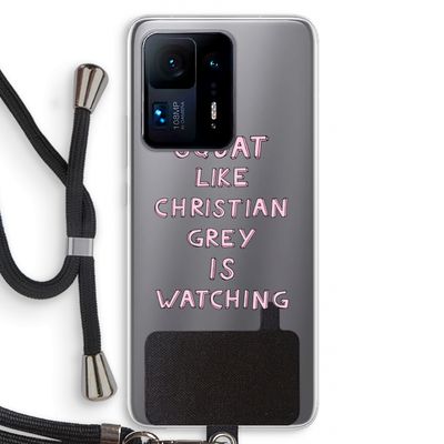 Christian Grey: Xiaomi Mi Mix 4 Transparant Hoesje met koord