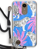 Tijger: LG K10 (2017) Transparant Hoesje met koord