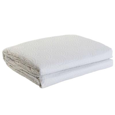 Sprei DKD Home Decor Wit Bed van 180 270 x 270 x 1 cm
