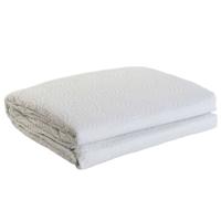 Sprei DKD Home Decor Wit Bed van 180 270 x 270 x 1 cm Sprei DKD Home Decor Wit Bed van 180 270 x 270 x 1 cm