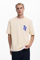 Paisley T-shirt - WHITE - XL