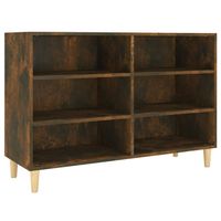 vidaXL Dressoir 103,5x35x70 cm bewerkt hout gerookt eikenkleurig - thumbnail