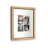 Houten lijst met gepersonaliseerde fotoafdruk - 15x20 Houten lijst met gepersonaliseerde fotoafdruk - 15x20