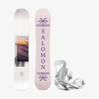 Salomon Beste Test Set Lotus Incl. Binding Snowboard Set Dames 155