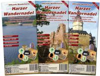 Wandelkaart Starterset Harzer Wandernadel, m. 1 Buch, m. 1 Buch, m. 3 - thumbnail