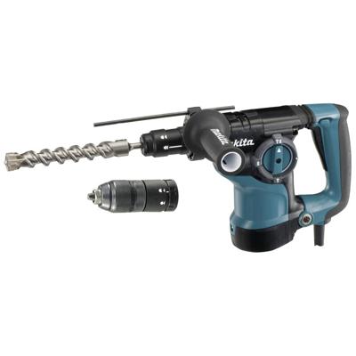 Makita HR2811FT SDS-Plus-Combihamer, Boorhamer 800 W Incl. koffer, Zonder accu, Zonder lader
