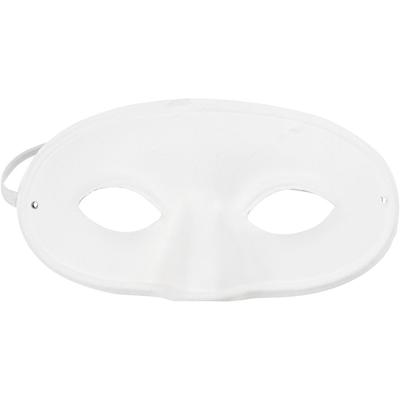 Creativ Company Masker, h: 9,5 cm, b: 18,5 cm, wit, 1 stuk