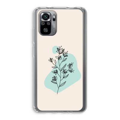 Violets are blue: Xiaomi Redmi Note 10S Transparant Hoesje