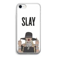 Slay All Day: iPhone SE 2020 Transparant Hoesje