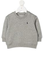 POLO RALPH LAUREN KIDS sweat à logo brodé - Gris - thumbnail