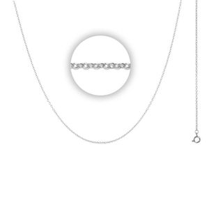 iXXXi Ketting 1 mm Zilver 50 cm