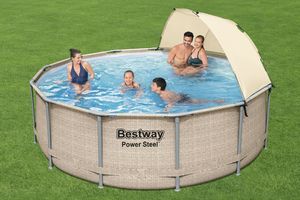 Bestway Power Steel 13' x 42"/3.96m x 1.07m Pool Set