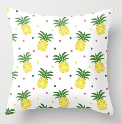 2 stuks 45x45cm geel gestreepte kussensloop geometrische gooien kussen kussensloop afdrukken Cushion kussen zaak slaapkamer Office grootte: 450 * 450