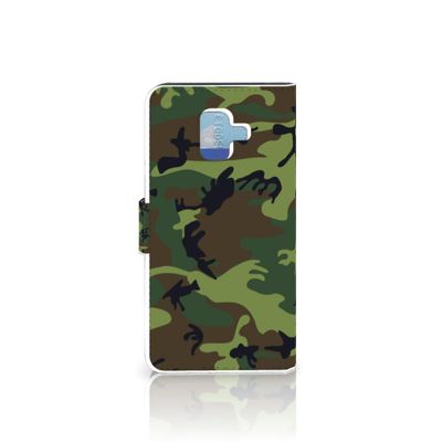 Samsung Galaxy A6 2018 Telefoon Hoesje Army Dark Samsung Galaxy A6 2018 Telefoon Hoesje Army Dark