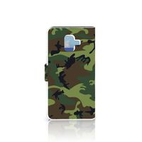 Samsung Galaxy A6 2018 Telefoon Hoesje Army Dark - thumbnail