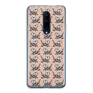 Zwarte poes: OnePlus 7 Pro Transparant Hoesje