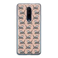 Zwarte poes: OnePlus 7 Pro Transparant Hoesje