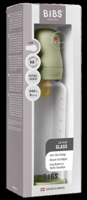 BIBS Glas Latex Medium Flow Babyfles 2+ Maanden Sage
