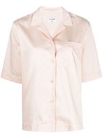 Filippa K chemise en coton à col cranté - Rose