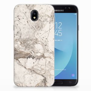 Samsung Galaxy J7 2017 | J7 Pro TPU Siliconen Hoesje Marmer Beige