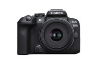 Canon EOS R10 + RF-S 18-45mm S + ADAPTER EF- R EU26 MILC 24,2 MP CMOS 6000 x 4000 Pixels Zwart