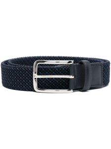 Hogan ceinture à design tressé - Bleu