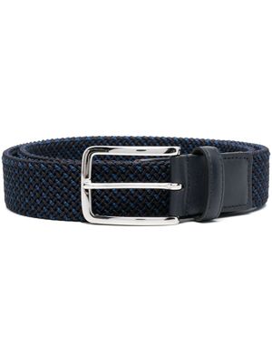 Hogan ceinture à design tressé - Bleu