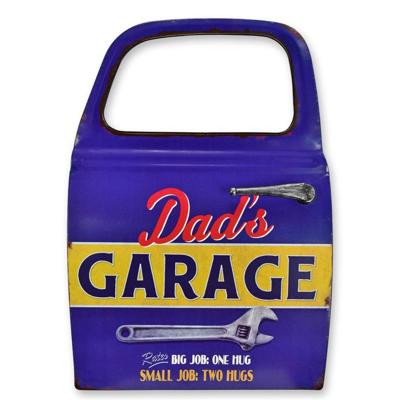 blikken autodeur - vaders garage