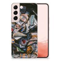 Samsung Galaxy S22 | Siliconen hoesje | met foto Badges
