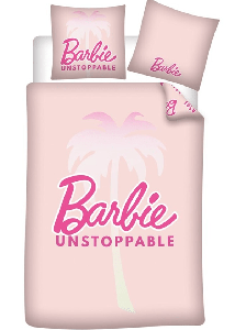 Barbie Dekbedovertrek Unstoppable polyester - 140 x 200 cm 63 x 63 cm