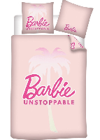 Barbie Dekbedovertrek Unstoppable polyester - 140 x 200 cm 63 x 63 cm