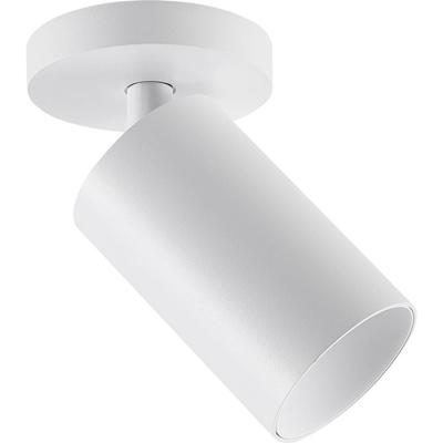 Deko Light 348251 Can Tilt rund, 1x 7,5 W GU10, Weiß Plafondopbouwarmatuur GU10 7.5 W Wit