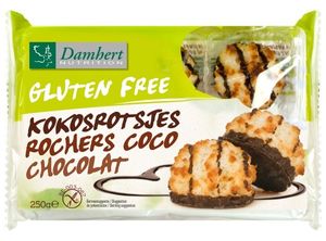 Damhert Kokosrotsjes met Chocolade 250 gram