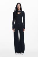 Wide Leg Maitrepierre jeans - BLACK - XS