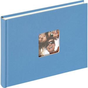 walther+ design FA207U Fotoalbum (b x h) 22 cm x 16 cm Blauw 40 bladzijden