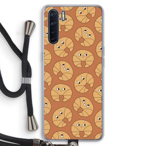 Croissant: Oppo A91 Transparant Hoesje met koord